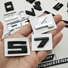 3D ABS Car Sticker M Series Competition Numbers Rear Trunk Emblem Decals For BMW M1 M2 M3 M4 M5 M6 X4M X5M X6M Accessories