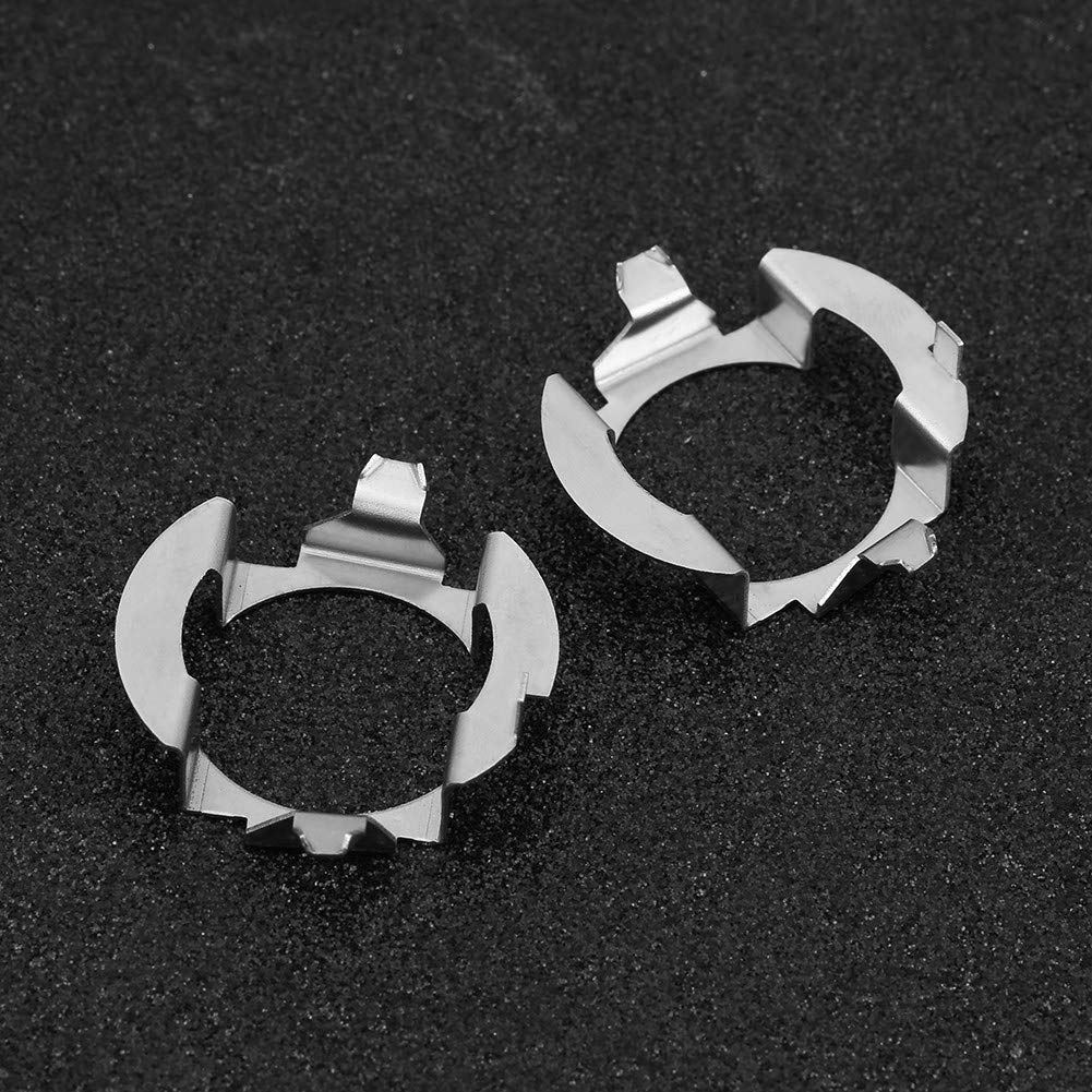 

H7 Headlight Adapter LED Bulb Holder Clip Benz B Class Ml Class Touareg Aluminum normal