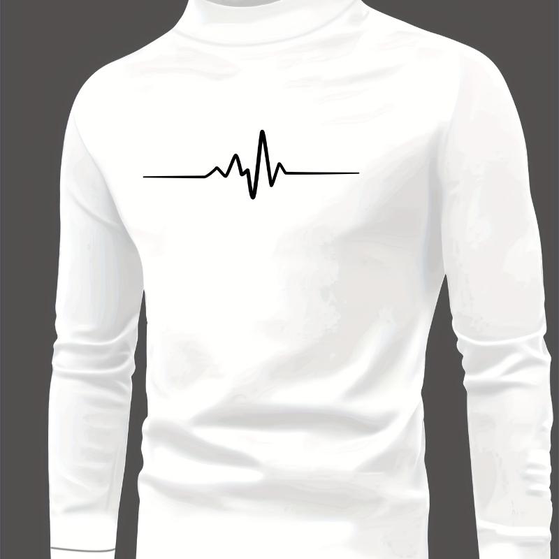 Fit Long Sleeve T-Shirt, Quick-Dry Polyester, Solid Royal Blue, Travel & Commute Wear