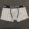 Módní Pánské Prémiové Bavlněné Boxerky s Elastickým Pasem Sexy Kalhotky