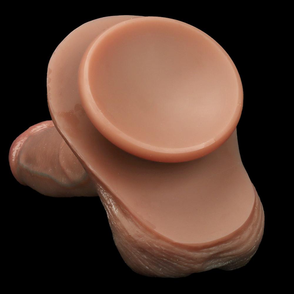 Tekuté silikonové simulační dildo s přísavkou Žena masturbátor Popruh na penis na penis Realistický penis Fisting Slave BDSM