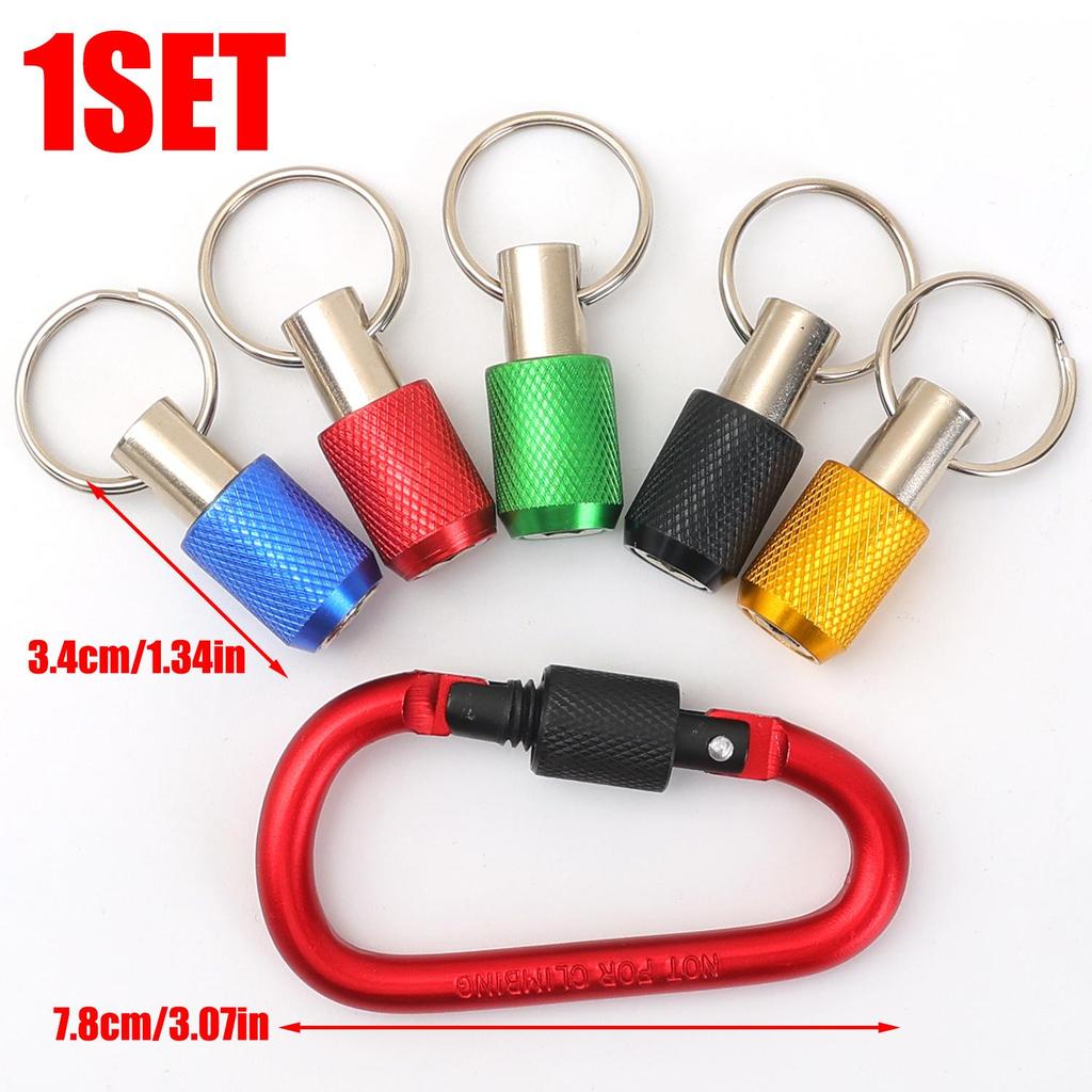 5/1Pcs Hexagonal Shank Key Chain Adapter Quick Change Extension Rod Outdoor Woodworking Drill Chucks Hand Hardware Tool Supplies