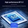 5.1 Bluetooth HiFi Speaker 1200mAh Portable Wireless Loudspeaker RGB Flash Lights Mobile Stand Outdoor Music Player for Camping