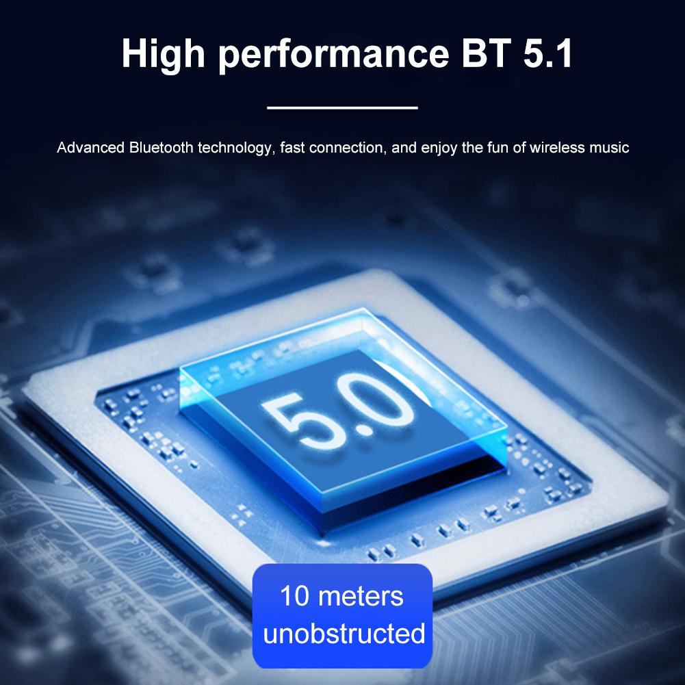 5.1 Bluetooth HiFi Speaker 1200mAh Portable Wireless Loudspeaker RGB Flash Lights Mobile Stand Outdoor Music Player for Camping