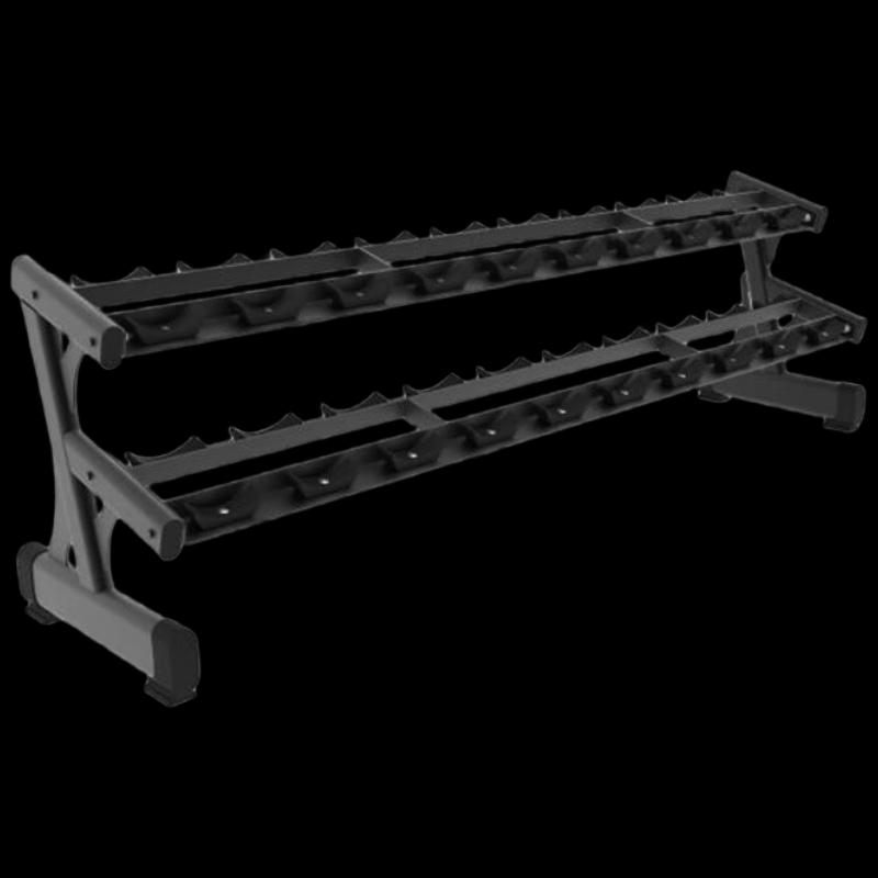 JUNXIA JX-3043 Double Layer Commercial Dumbbell Rack