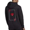 adidas Originals Trefoil Κάρτα Βαλεντίνου Φούτερ Με Σχέδιο Τραπουλόχαρτων Στην Πλάτη Ανδρικό Φούτερ Μαύρο FH7887