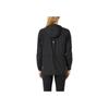 Asics Straßenlauf Bequeme Faltbare Kapuzen-Reißverschluss Langarmjacke Damenjacke Performance-Schwarz 2012D076-001