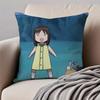 Funny Japanese Anime AAzumanga Daioh Cushion Cover Pillowcase Antidustmite Invisible Zipper Short Plush Sofa Cushion