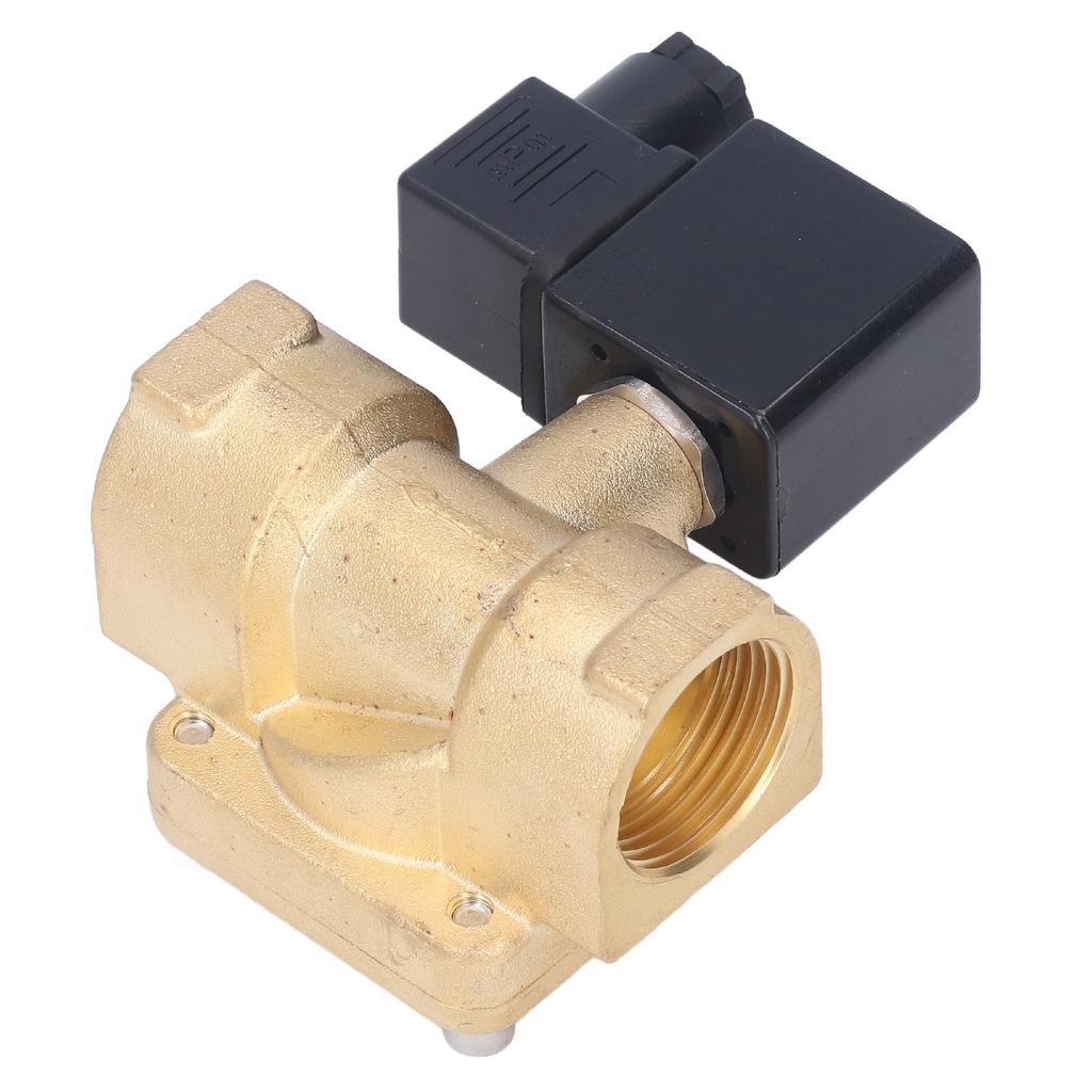 Brass Electric Solenoid Valve G3 4in NC 2 Position 2 Way Diaphragm High Pressure for Water Air