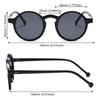 Korean Style UV400 Brand Designer Small Frame Eyewear Leopard Black Glasses Vintage Sun Glasses Round Sunglasses for Women