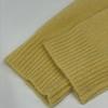 Celine 2A21L739M Eddie Yellow Cashmere Silk Crew Neck Knit Sweater Tops M yellowUsed
