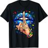 Don't Judge What You Don't Understand Autism Awareness Lips T-Shirt