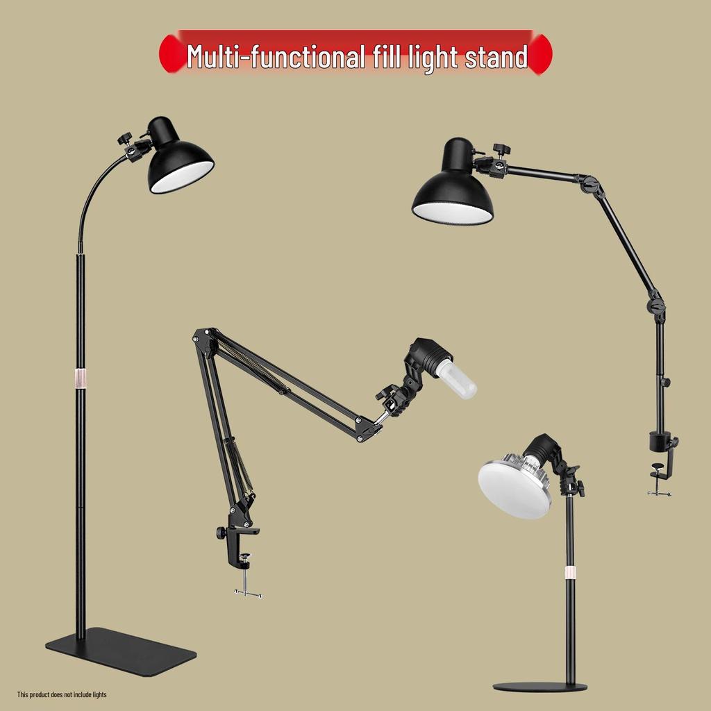 Space-saving E27 Universal Desk Lamp: Student Eye Protection Reading Light for Home or Bedside.