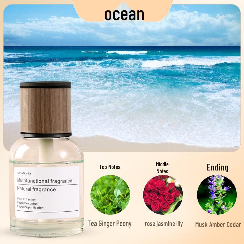 Men's Luxury Car Air Freshener: Long-lasting Light Scent Perfume Ornament for Car Interiors