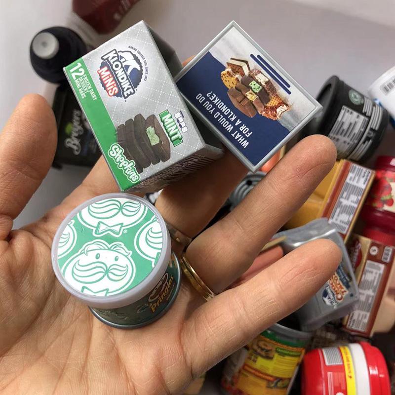 New 1/6 Scale Doll House Supermarket Daily Necessities Food Miniature Drink or Jar for BJD Doll Accessories Toy