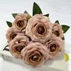 Rose Flower Artificial Wedding Hotel Restaurant Desktop Decoration Room Ornament