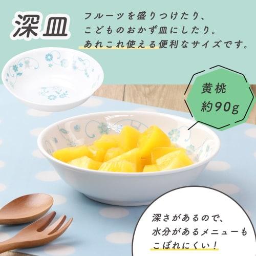 OGISO Sarasa Blue 12.5cm Deep Small Plate (Dishwasher and Microwave Safe) Sarasa Blue Small 11591320B100