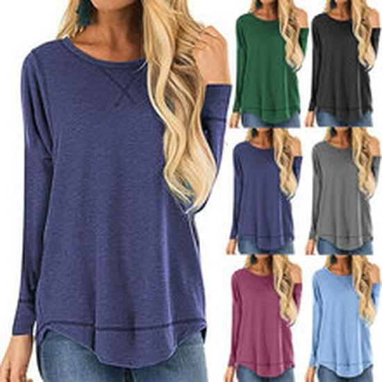 2025 Spring/Summer European & American Style Long Sleeve Ruffle Blouse for Women