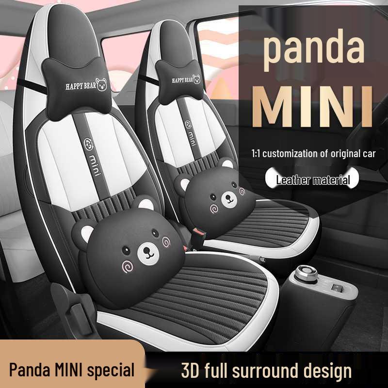 2025 Geely Panda Mini Seat Cushion: Endurance Bear Four-Season Leather Seat Cover