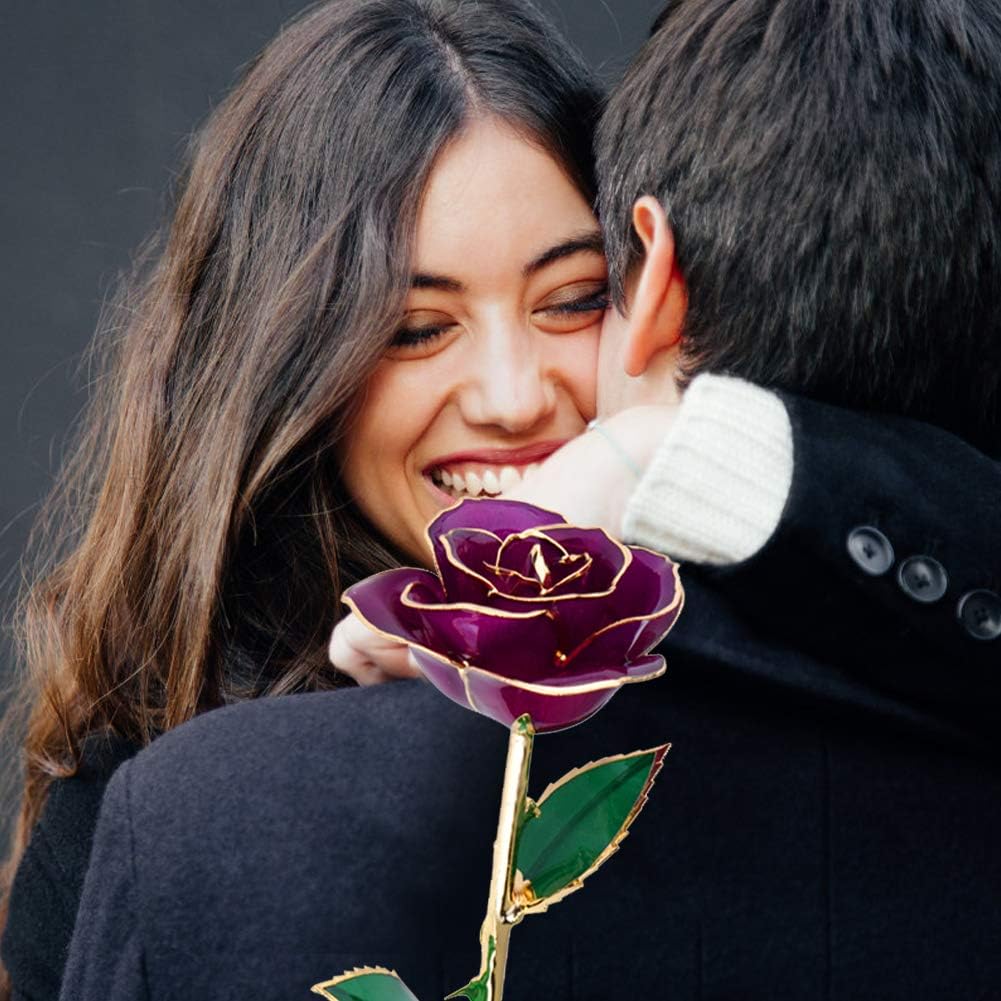 

Роза из 24-каратного золота FILFEEL, цветок с длинным стеблем, покрытый золотом, подарок для нее, сделан из свежей розы, вечен, для мамы/на День благодарения/на Рождество/на День святого Валентина/на дни рождения