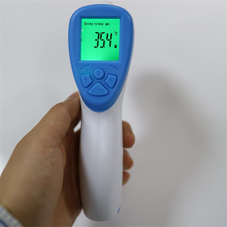 Digital 3 Colors IR Infrared Forehead Thermometer Gun fever Temperature Measurement Hs
