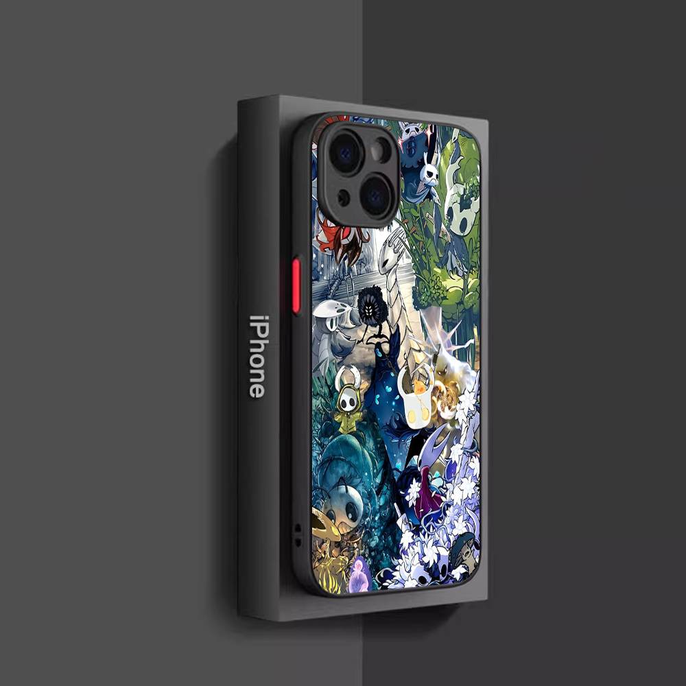 Game H-Hollow K-Knight Phone Case For IPhone 16 15 14 Plus 15 13 12 11 Pro Max X XS MAX Matte Cover
