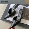 Fashion Eilyken Spring Women Slipper Fashion Thin High Heel Pointed Toe Sandal Outdoor Dress Mules Slides Shoes