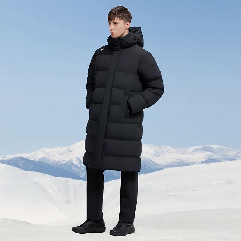 HOTSUIT Unisex Hooded Long Down Jacket