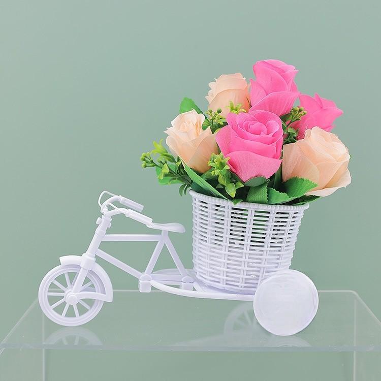 

Artificial Rose Flower Arrangement With Silk Flowers For Home Decor Gift For Living Room StyleFF