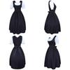 Medieval Retro Style Drawstring High Waisted Bow Dress Stage Outfit Performance