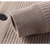 Men's Trendy Wool Knit Cardigan – Single-Breasted, Long Sleeve, Autumn/Winter Fashion Sweater