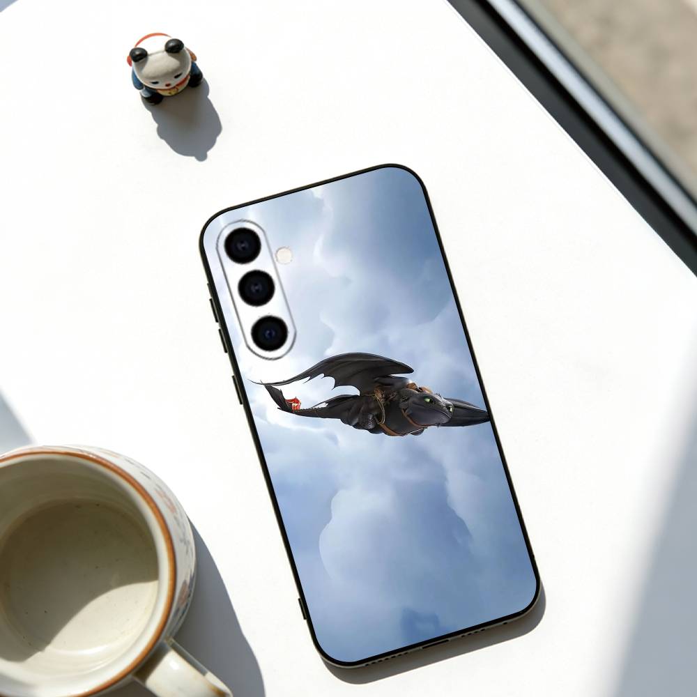 

Toothless Phone Case Soft black For Samsung Galaxy A73,A72,A71,A70,A53,A52,A51 Samsung a42 5g