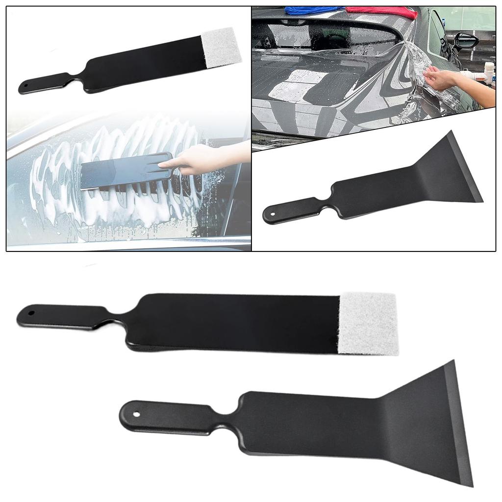 Portable Scrubber Paddle Scraper Efficient ABS Car Window Tint Squeegee for Sun Film Installation