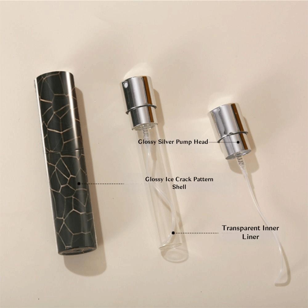 Mini Buteleczka Perfum z Możliwością Napełniania 10ml Buteleczka Atomizer Nowa Buteleczka z Obrotowym Rozpylaczem