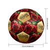 Ronaldo's Electric Journey Size 5 Football Machine-Stitched Indoor/Outdoor Universal Football Soccer Accessory