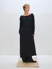 Peullijeupeulojegteu Ashymmetric Maxi Dress, Navy