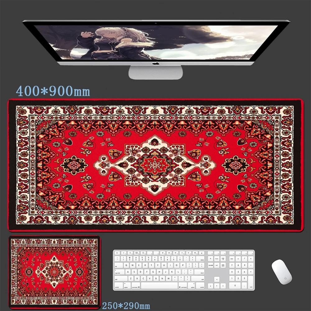 

Persian Mouse Pad Large Xxl Big Office Carpet Mouse Mats Gamer Rug Desk Accessories Computer Table Pads Company Speed Extended 290X250X2mm