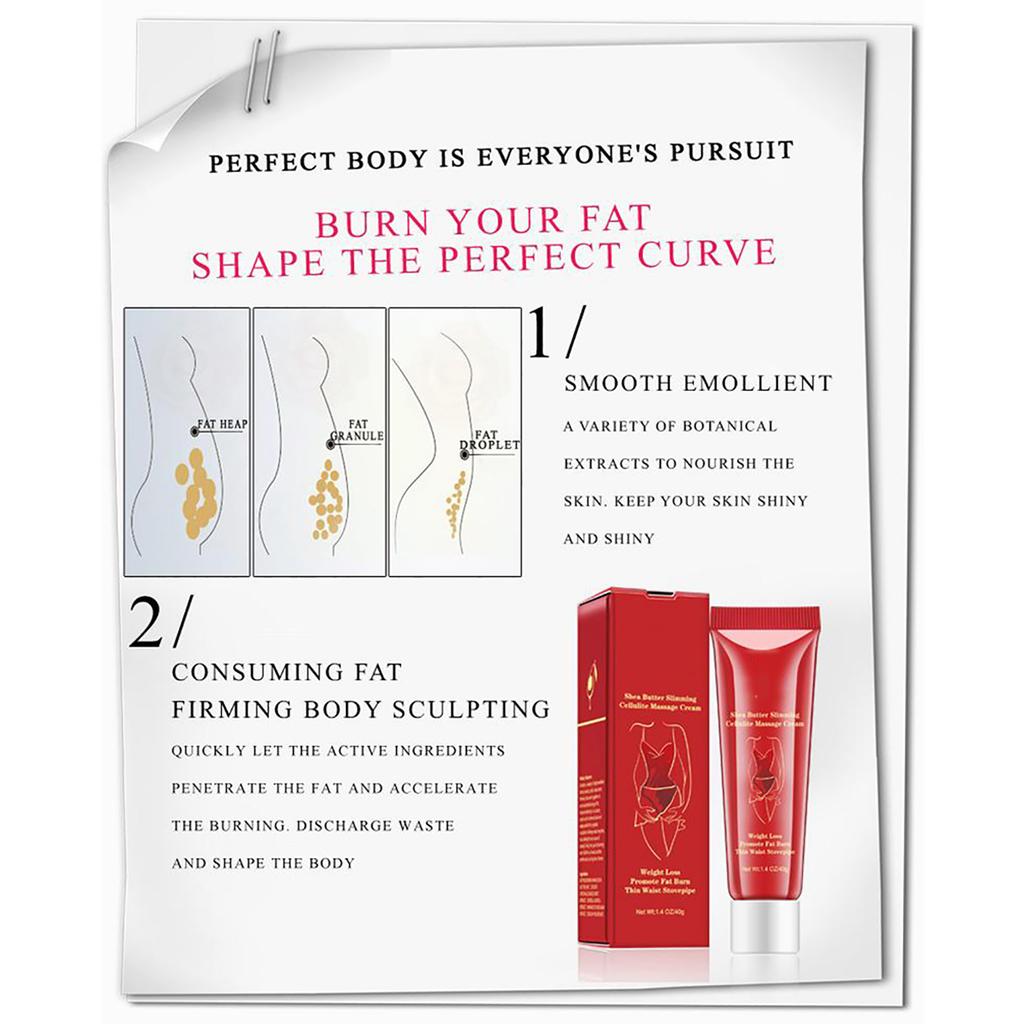 Slimming Anti Cellulite Massage Cream Body Waist Fat Burning Gel Body Care Weight Loss Cream