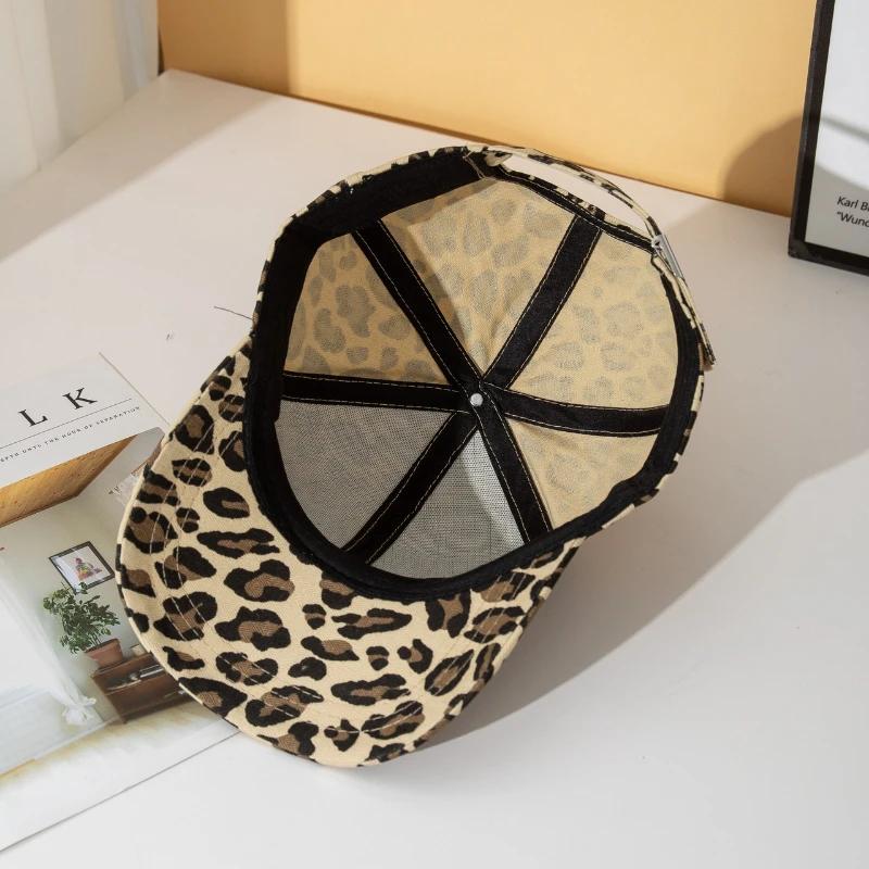 Full Animal Pattern Baseball Cap Leopard Print Adjustable Adjustable Snapback Trendy Fashionable Streetwear Casual Corduroy Dad Hat For Men Women