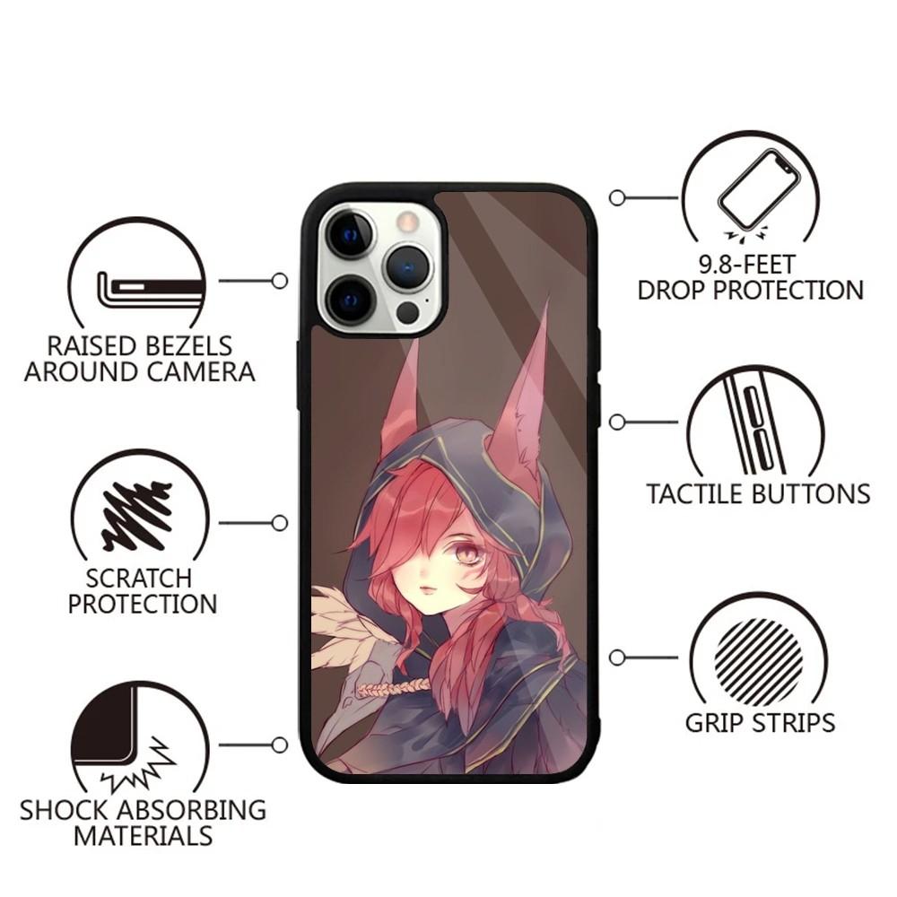 X-Xayah Rebel LOL-L Phone Case For iPhone 15,14,13,12,11,Plus,Pro,Max Mini Magsafe Magnetic Wireless Charging