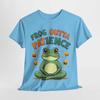 Frog Outta Patience Tee – Funny Unisex Shirt for Chill Vibes & Frog Lovers