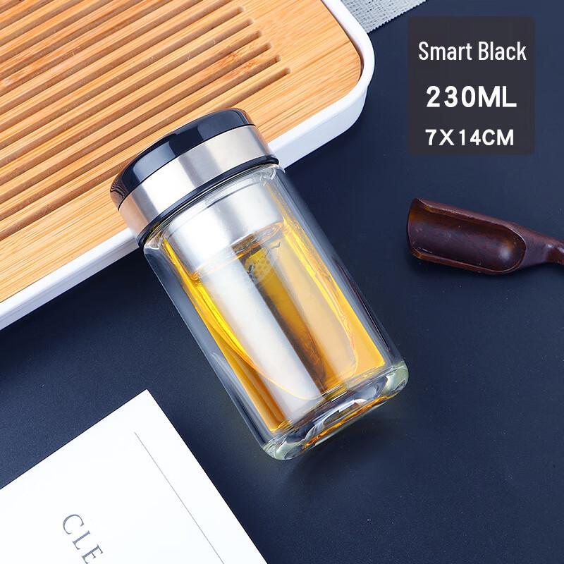 SX Smart Temp Double-Layer Glass Tea Infuser Cup