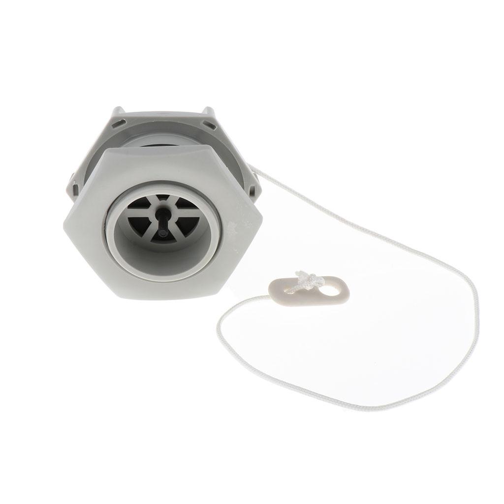 Durable PVC Inflatable Boat Valve Plug Marine Drain Stopper for Dinghy River Raft 65mm Accessories 7