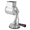 Manual Cheese Grater Shredder Stainless Steel Kitchen Hand Crank Grinder with 5 Interchangeable Blades and Handle for