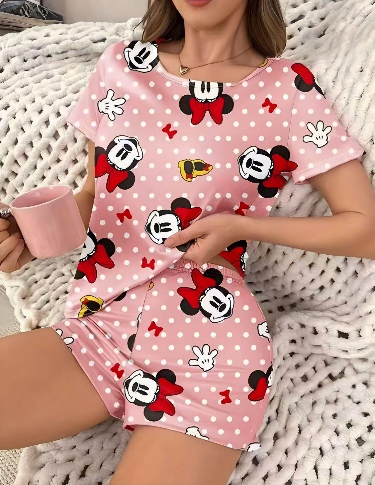 2026 new women s loungewear high-end cartoon printing sexy pajamas women S