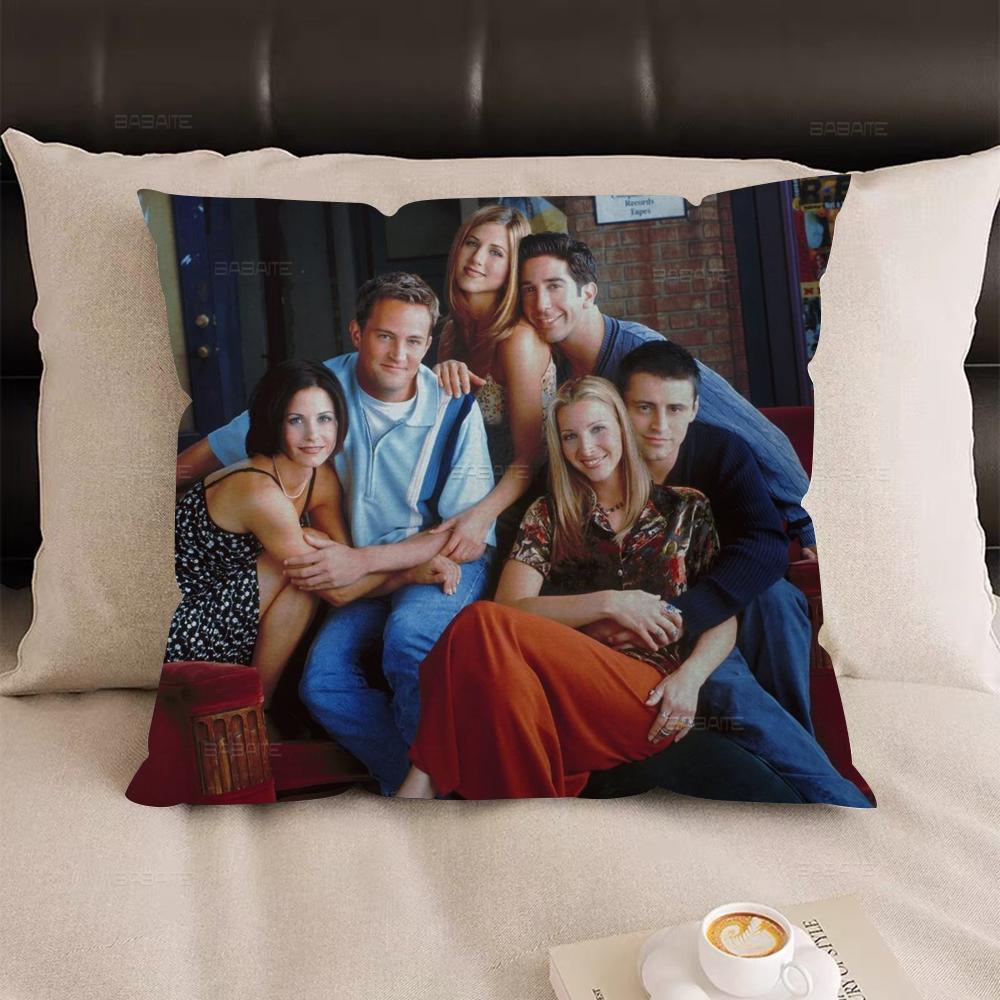 Amerikansk TV-serie Vänner Kudde Kuddöverdrag Örngott Vardagsrum Soffa Heminredning Anpassad