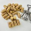 Rolha de Vinho de Cortiça com Microgrânulos de Carvalho Impresso - Design Cilíndrico e Cônico