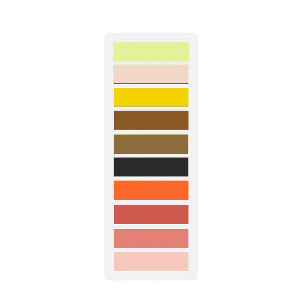 Transparent Morandi Color Writable PET Index Tab Sticky Notes