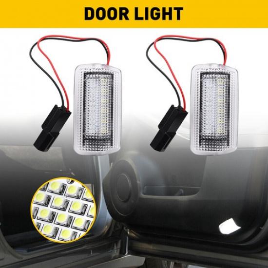 2X LED Door Courtesy Light Lamp White For 2008- Toyota Camry Avalon Sequoia