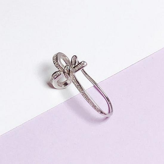 

Подвеска-зажим из стерлингового серебра с пряжкой Peace для нефрита/кристалла белого золота